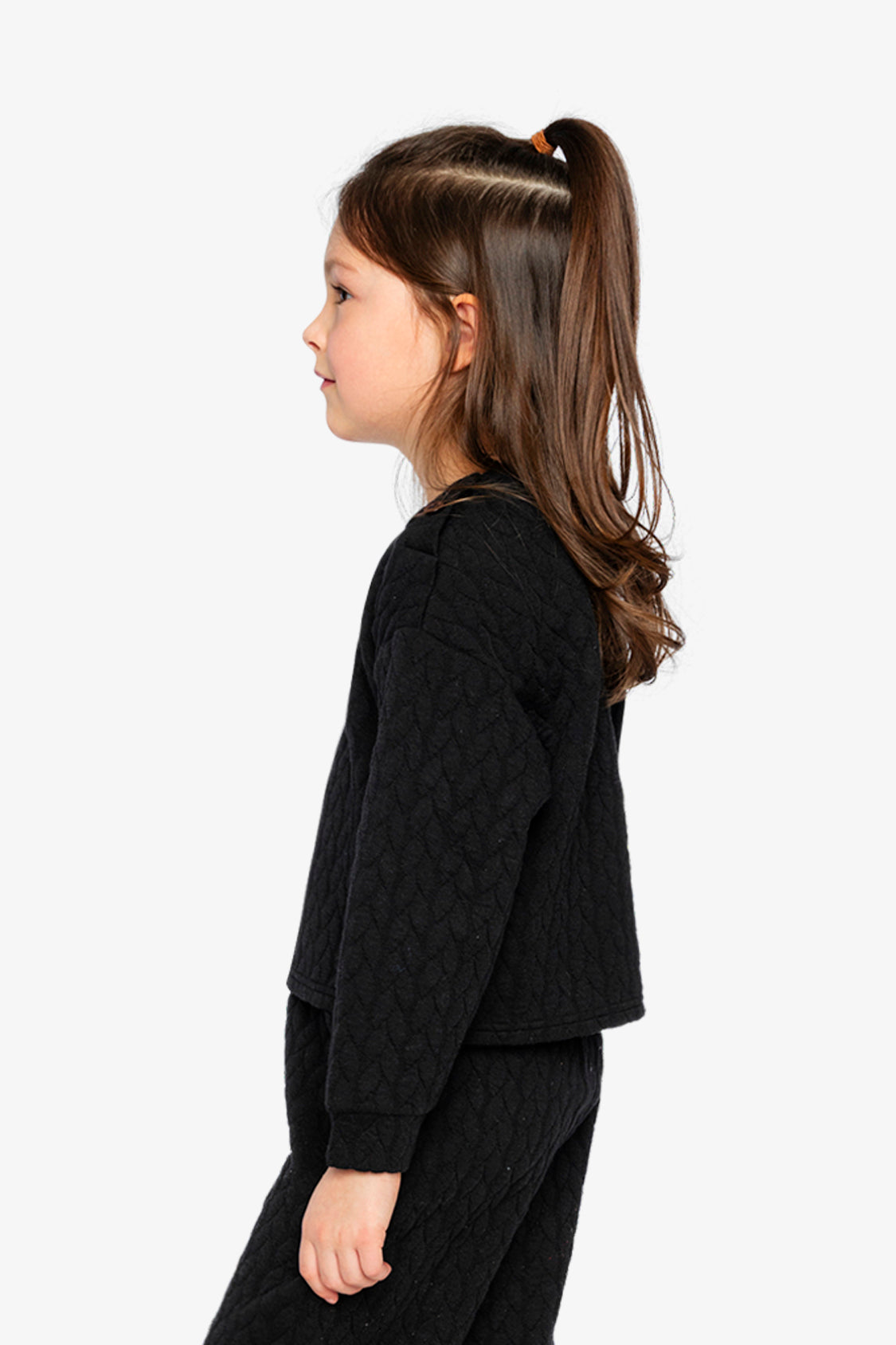Jacquard Sweatshirt Black - J20YG32_09990