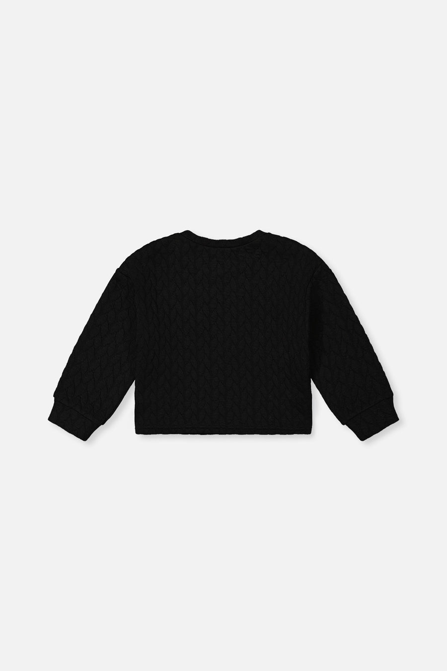 Sweat en jacquard noir