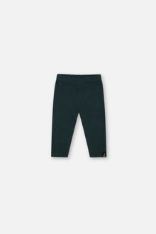 Baby-Rippenleggings Jasper bedruckt grün
