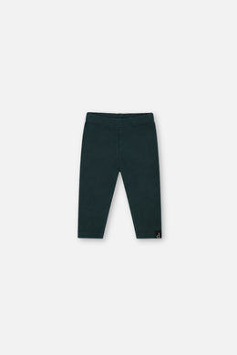 Baby-Rippenleggings Jasper bedruckt grün