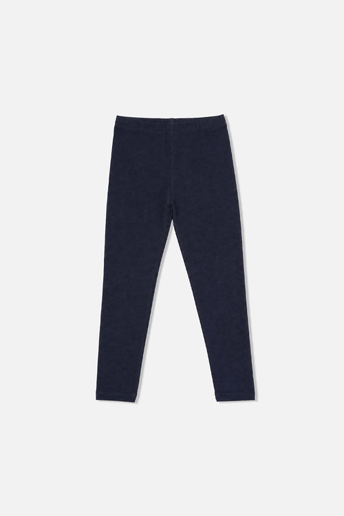 Rib Leggings Dark Blue