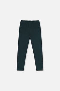 Leggings en rib doux turquoise foncé