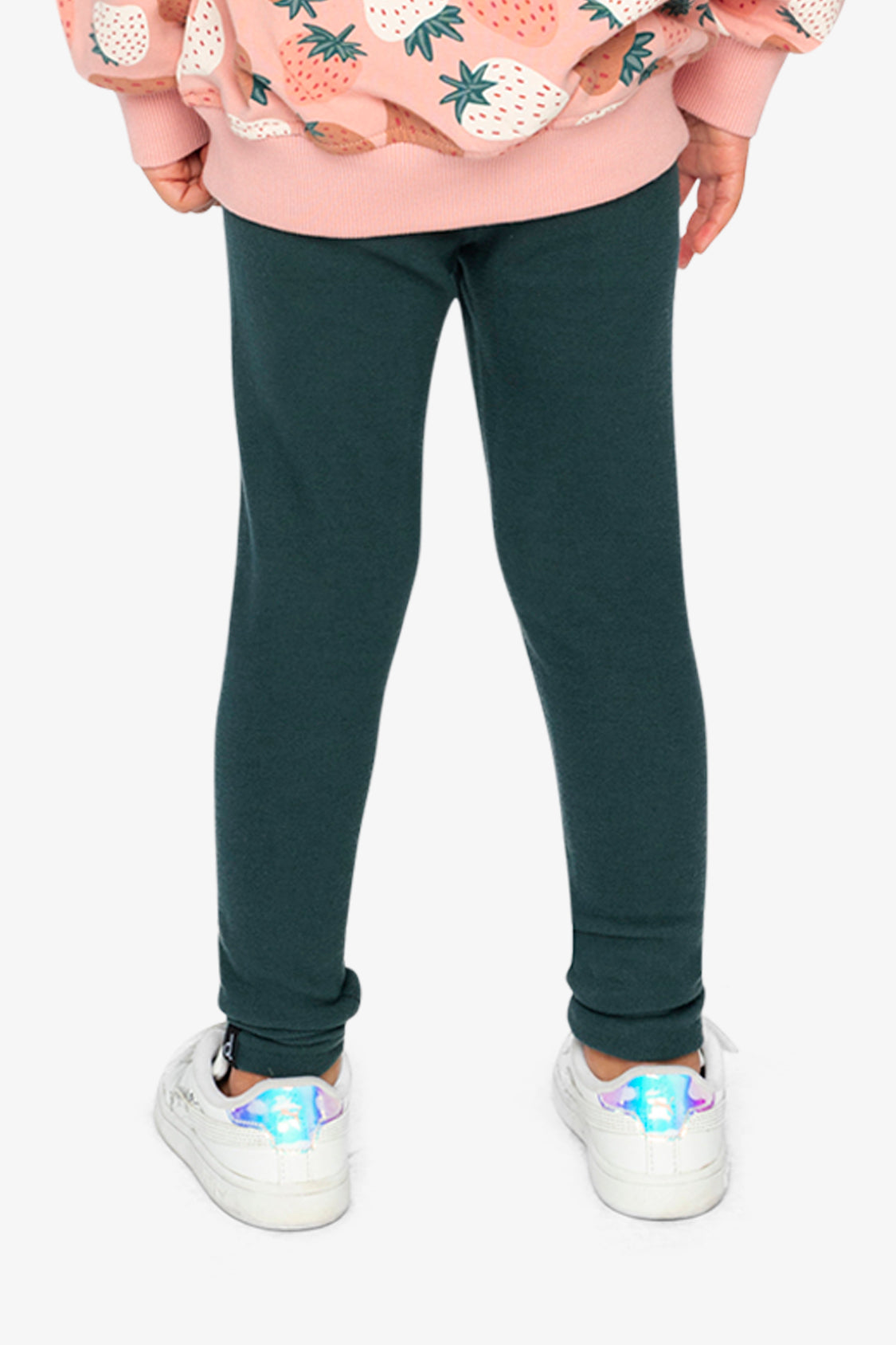 Rib Leggings Jasper Printed Green - J20YG60_03013