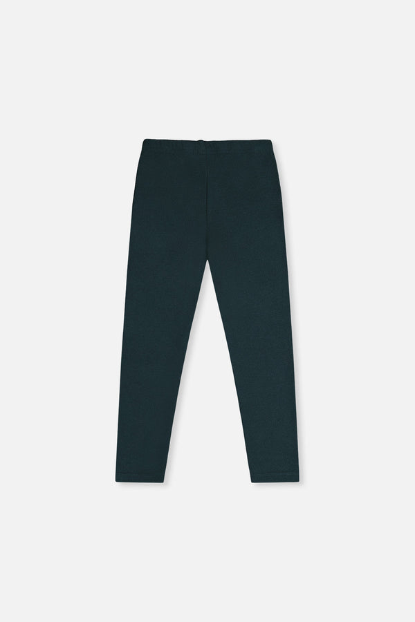 Rib Leggings Jasper Printed Green - J20YG60_03013