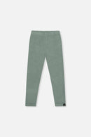 Rib Leggings Green Printed Green - J20YG60_03992