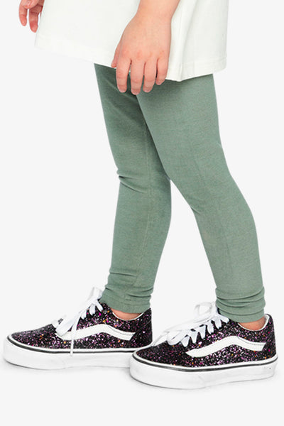 Rib Leggings Green Printed Green - J20YG60_03992