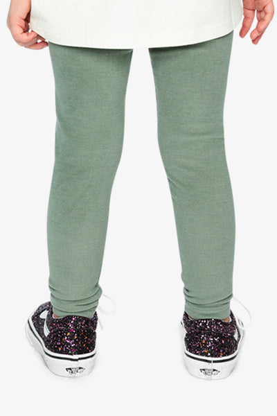 Rib Leggings Green Printed Green - J20YG60_03992