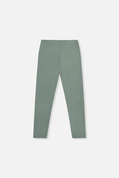 Rib Leggings Green Printed Green - J20YG60_03992
