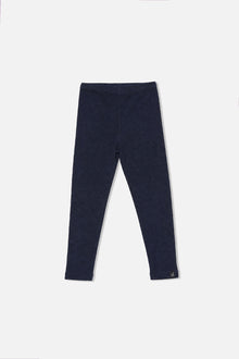 Rib Leggings Dark Blue