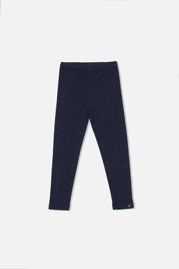 Rib Leggings Dark Blue