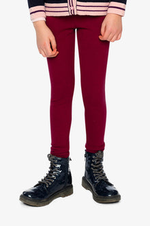 Rib Leggings Reddish-Brown - J20YG60_07001
