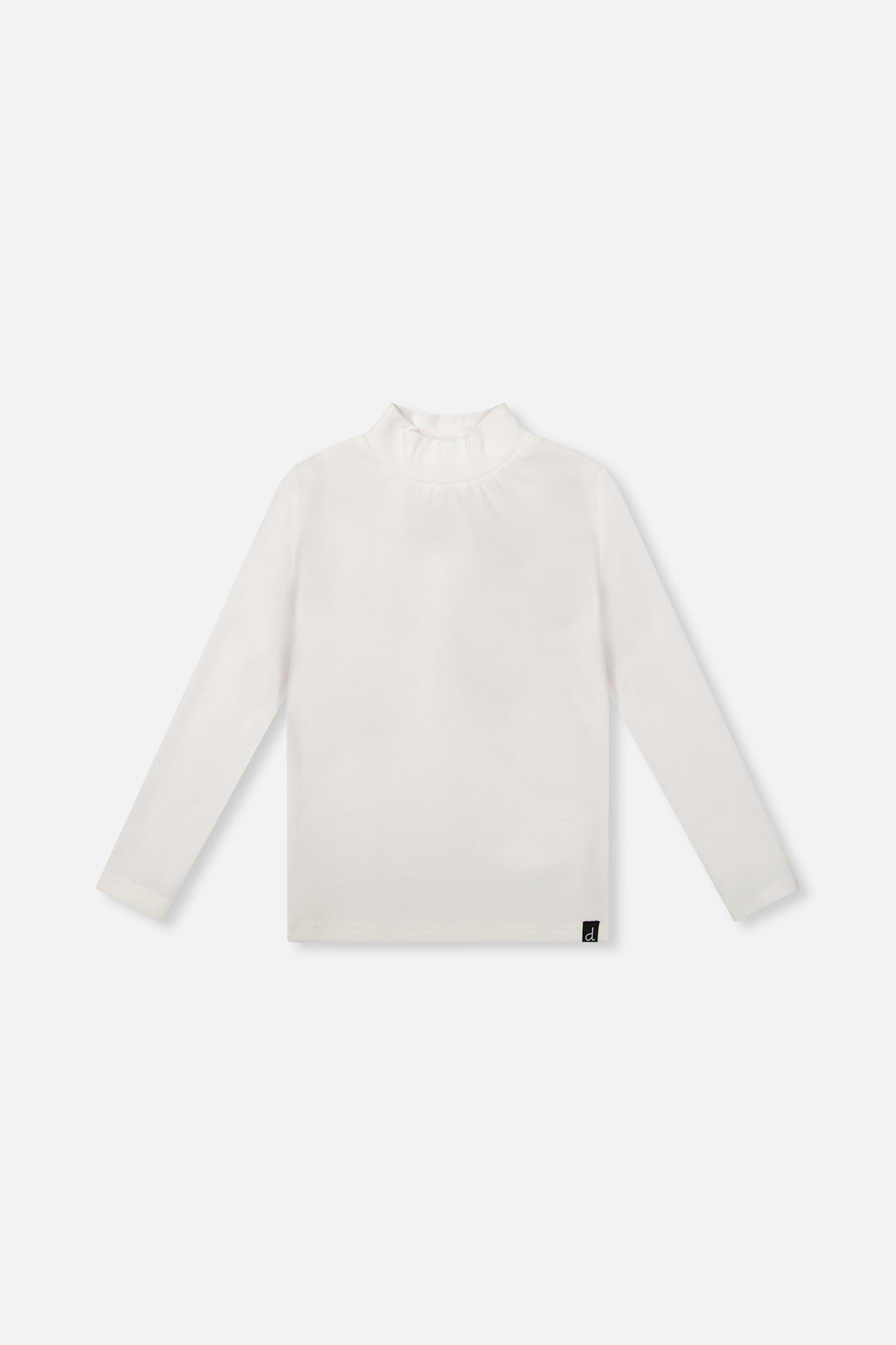 Brushed Rib Mock Neck Top Off-White - J20YG71_01010