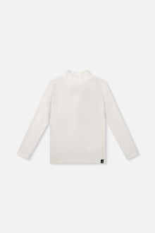 Brushed Rib Mock Neck Top Off-White - J20YG71_01010