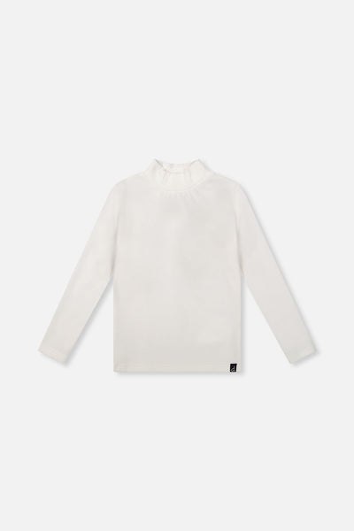 Brushed Rib Mock Neck Top Off-White - J20YG71_01010