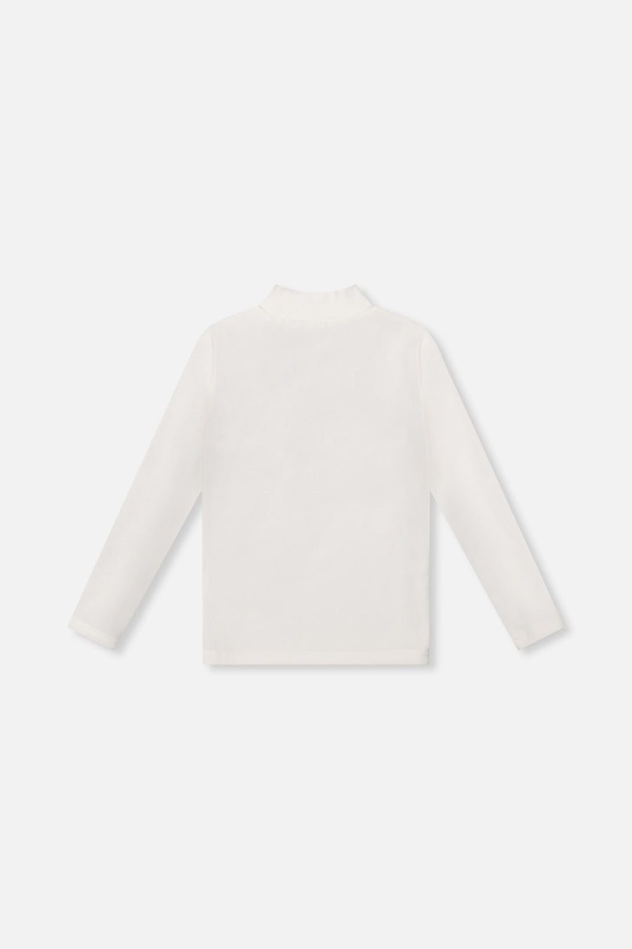 Brushed Rib Mock Neck Top Off-White - J20YG71_01010