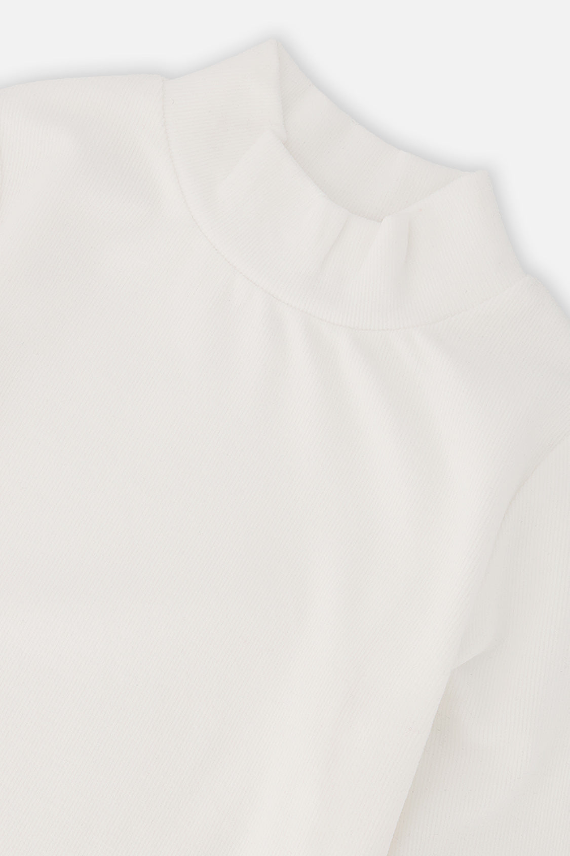 Brushed Rib Mock Neck Top Off-White - J20YG71_01010
