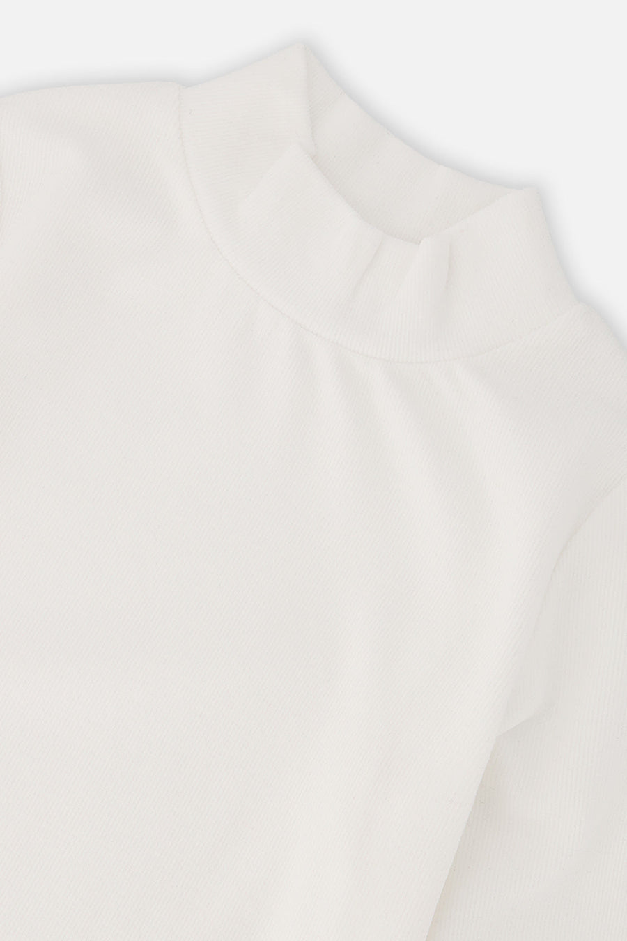 Brushed Rib Mock Neck Top Off-White - J20YG71_01010