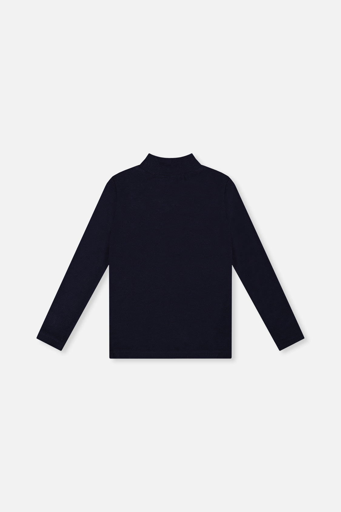 Brushed Rib Mock Neck Top Dark Blue - J20YG71_04810