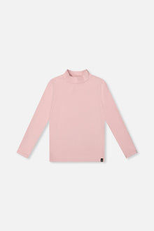 Brushed Rib Mock Neck Top Pale Dusty Pink - J20YG71_06220