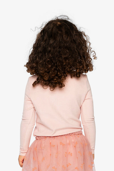 Brushed Rib Mock Neck Top Pale Dusty Pink - J20YG71_06220