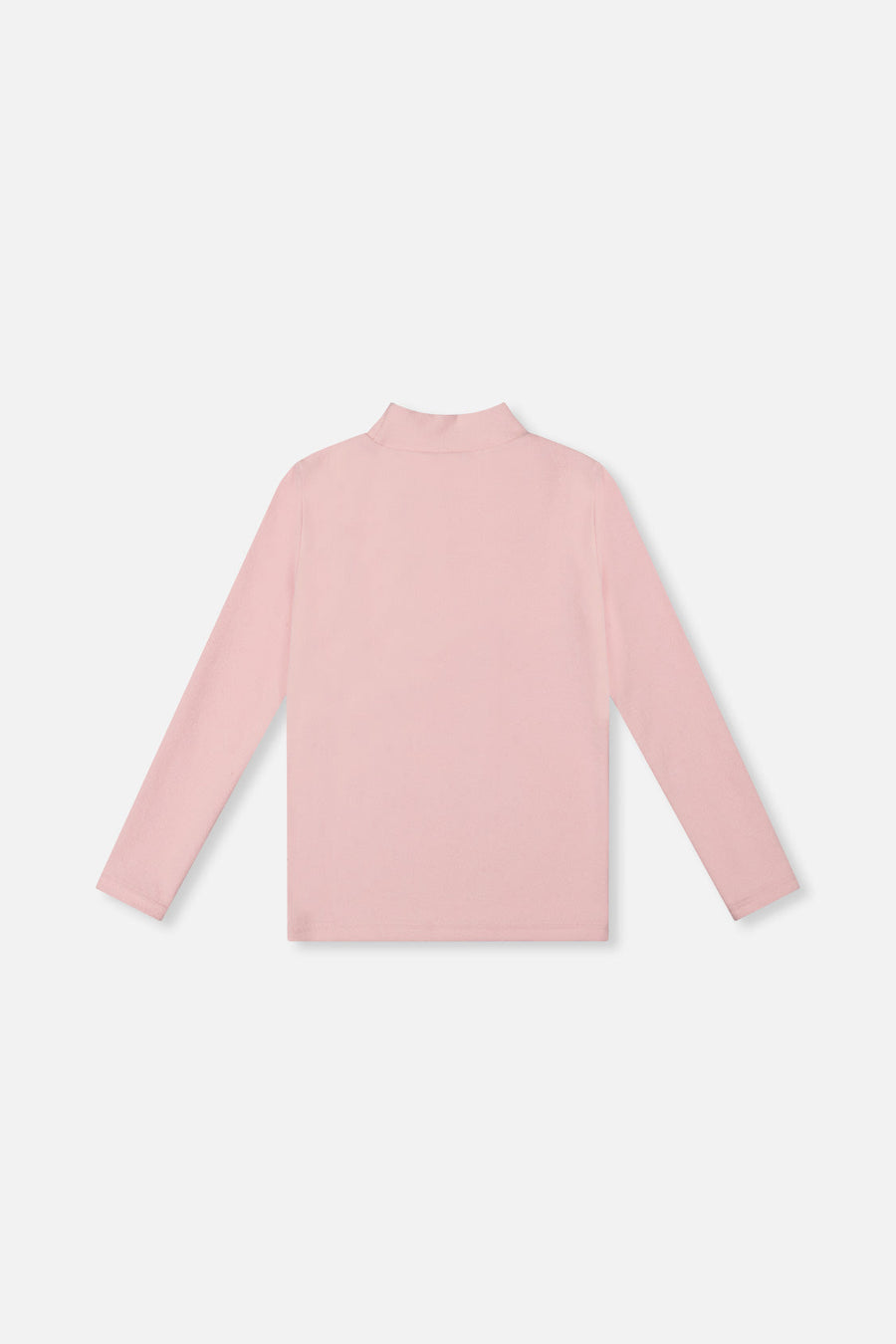 Brushed Rib Mock Neck Top Pale Dusty Pink - J20YG71_06220