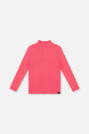 Brushed Rib Mock Neck Top Pink - J20YG71_06390