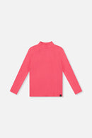 Brushed Rib Mock Neck Top Pink - J20YG71_06390