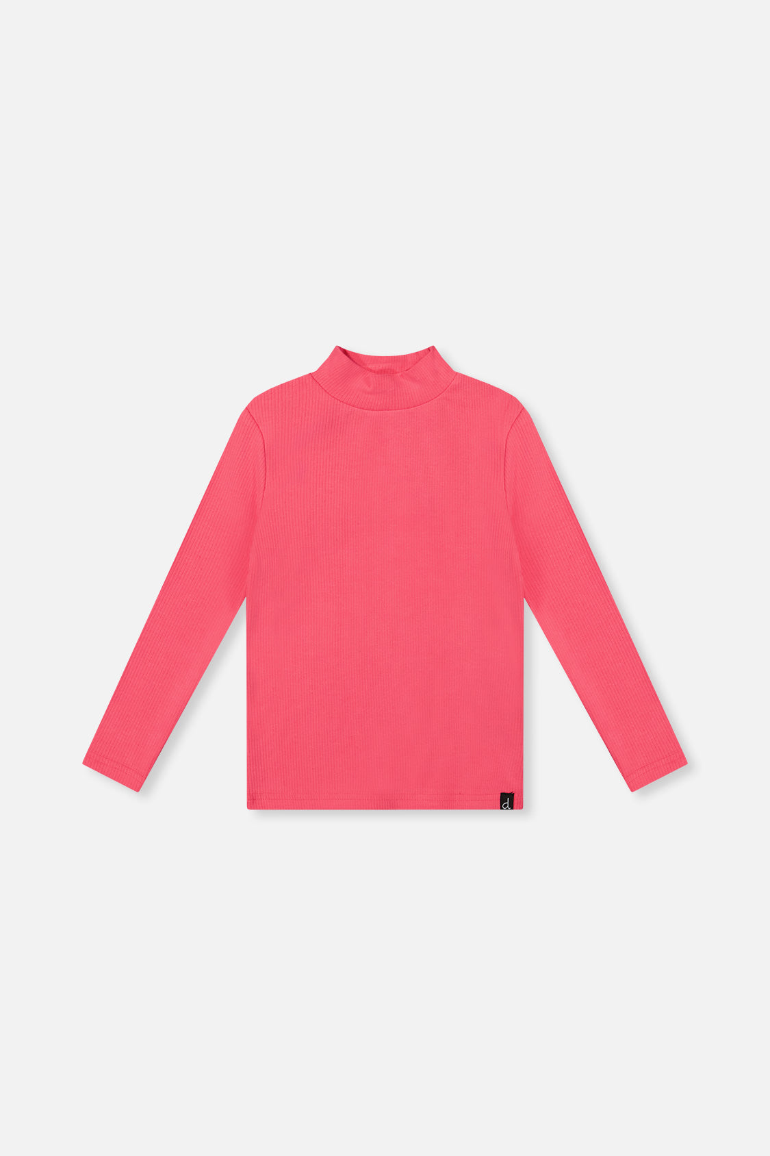 Brushed Rib Mock Neck Top Pink - J20YG71_06390
