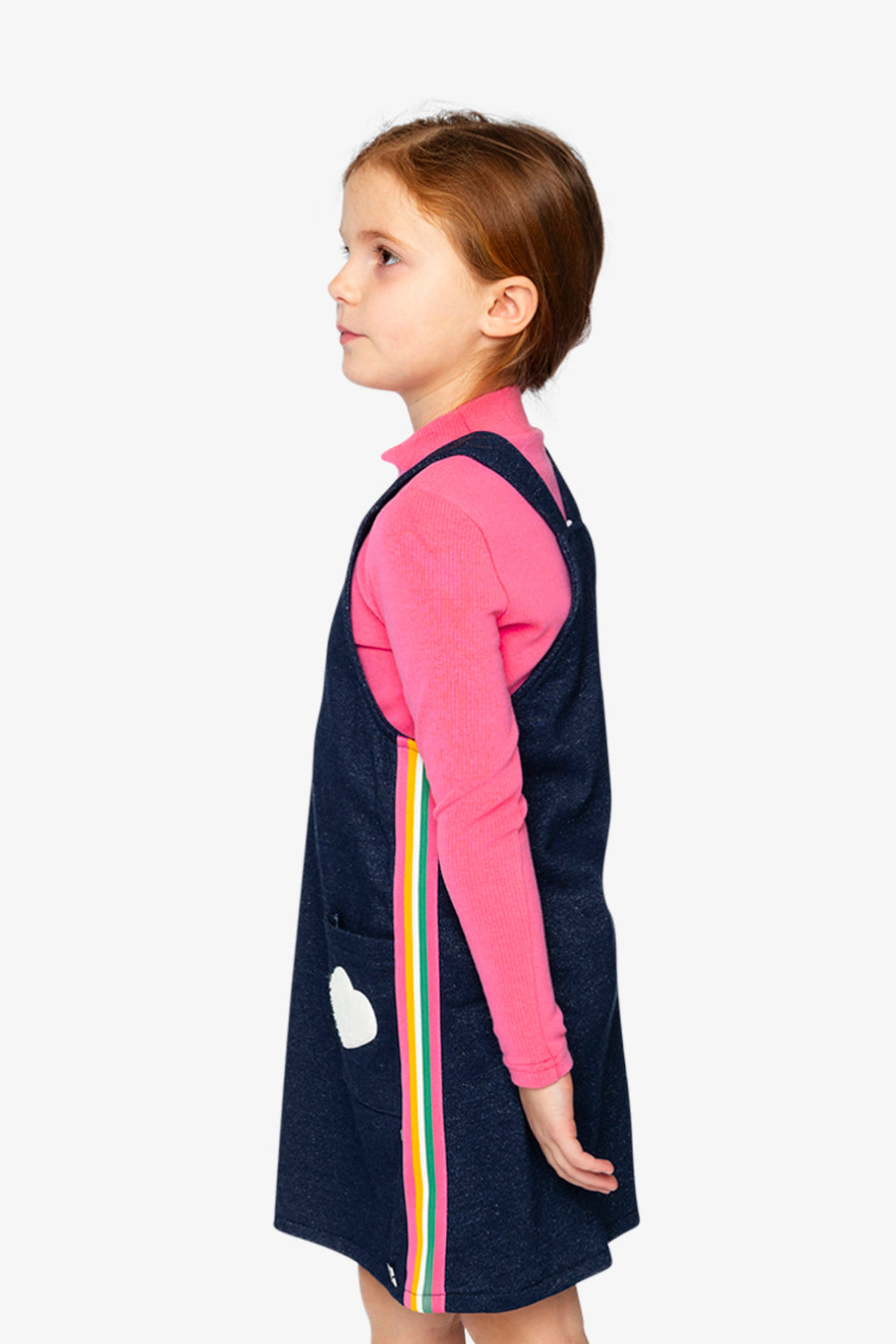 Brushed Rib Mock Neck Top Pink - J20YG71_06390