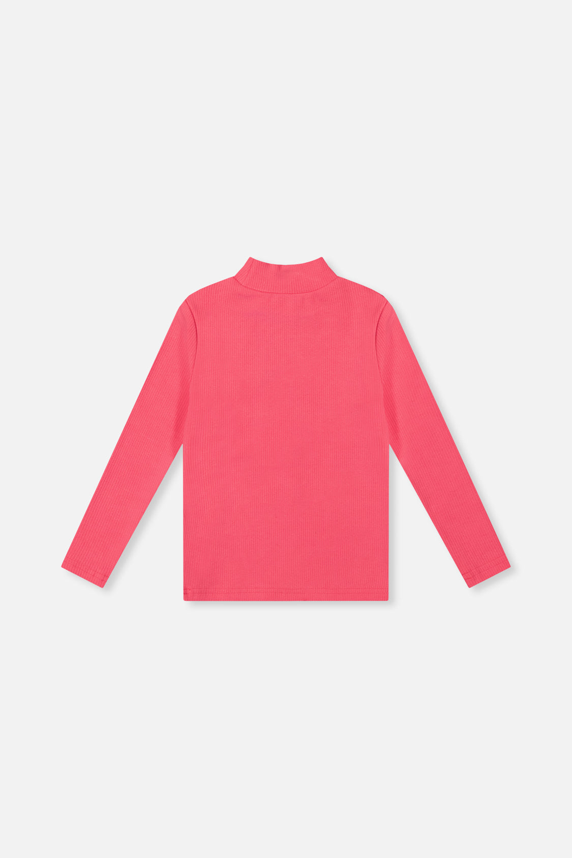 Brushed Rib Mock Neck Top Pink - J20YG71_06390