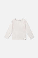 Brushed Rib Crew Neck Top Off-White - J20YG72_01010
