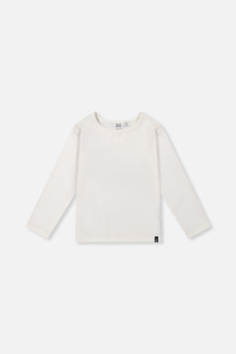 Brushed Rib Crew Neck Top Off-White - J20YG72_01010