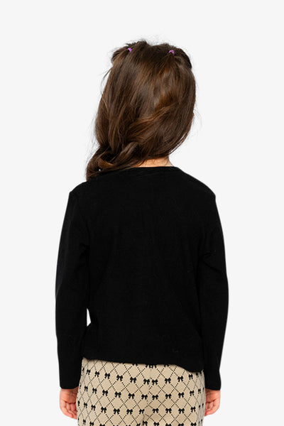 Brushed Rib Crew Neck Top Black - J20YG72_09990
