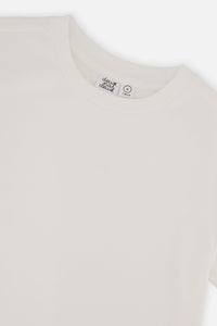 Heavy Jersey Wide Short Sleeve T-Shirt White - J20YG73_01000