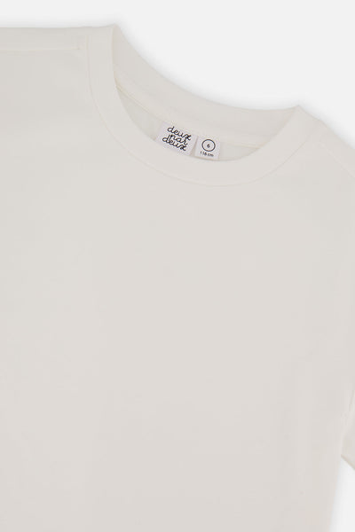 Heavy Jersey Wide Short Sleeve T-Shirt White - J20YG73_01000