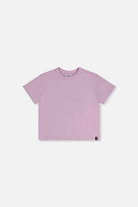 Heavy Jersey Wide Short Sleeve T-Shirt Mauve - J20YG73_05600