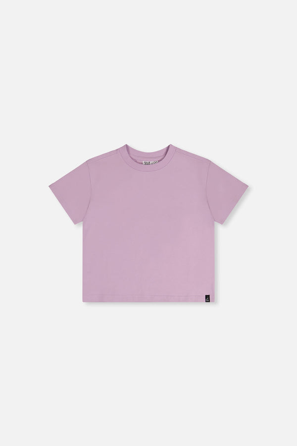 Heavy Jersey Wide Short Sleeve T-Shirt Mauve - J20YG73_05600