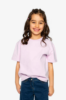 Heavy Jersey Wide Short Sleeve T-Shirt Mauve - J20YG73_05600