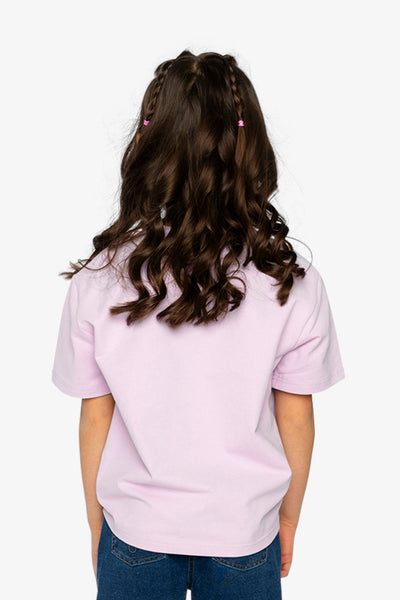 Heavy Jersey Wide Short Sleeve T-Shirt Mauve - J20YG73_05600