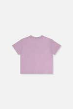 Heavy Jersey Wide Short Sleeve T-Shirt Mauve - J20YG73_05600