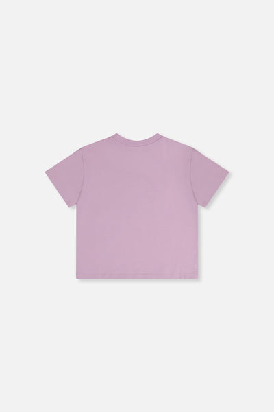 Heavy Jersey Wide Short Sleeve T-Shirt Mauve - J20YG73_05600