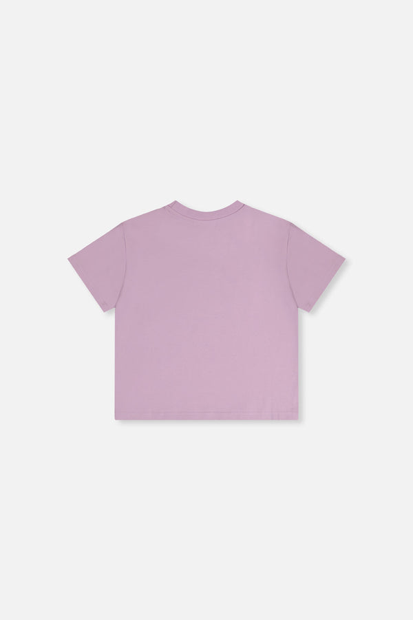 Heavy Jersey Wide Short Sleeve T-Shirt Mauve - J20YG73_05600