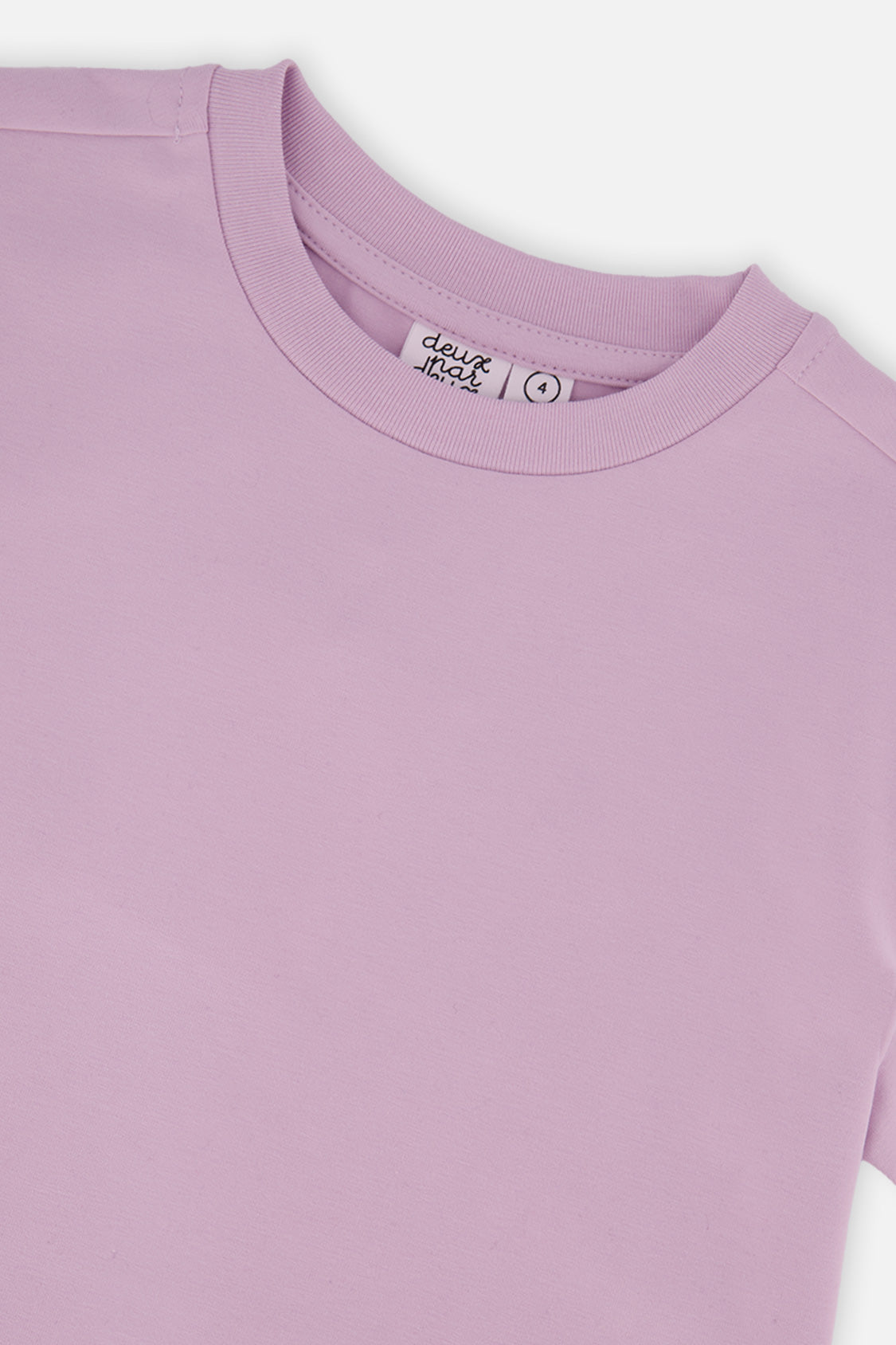 Heavy Jersey Wide Short Sleeve T-Shirt Mauve - J20YG73_05600