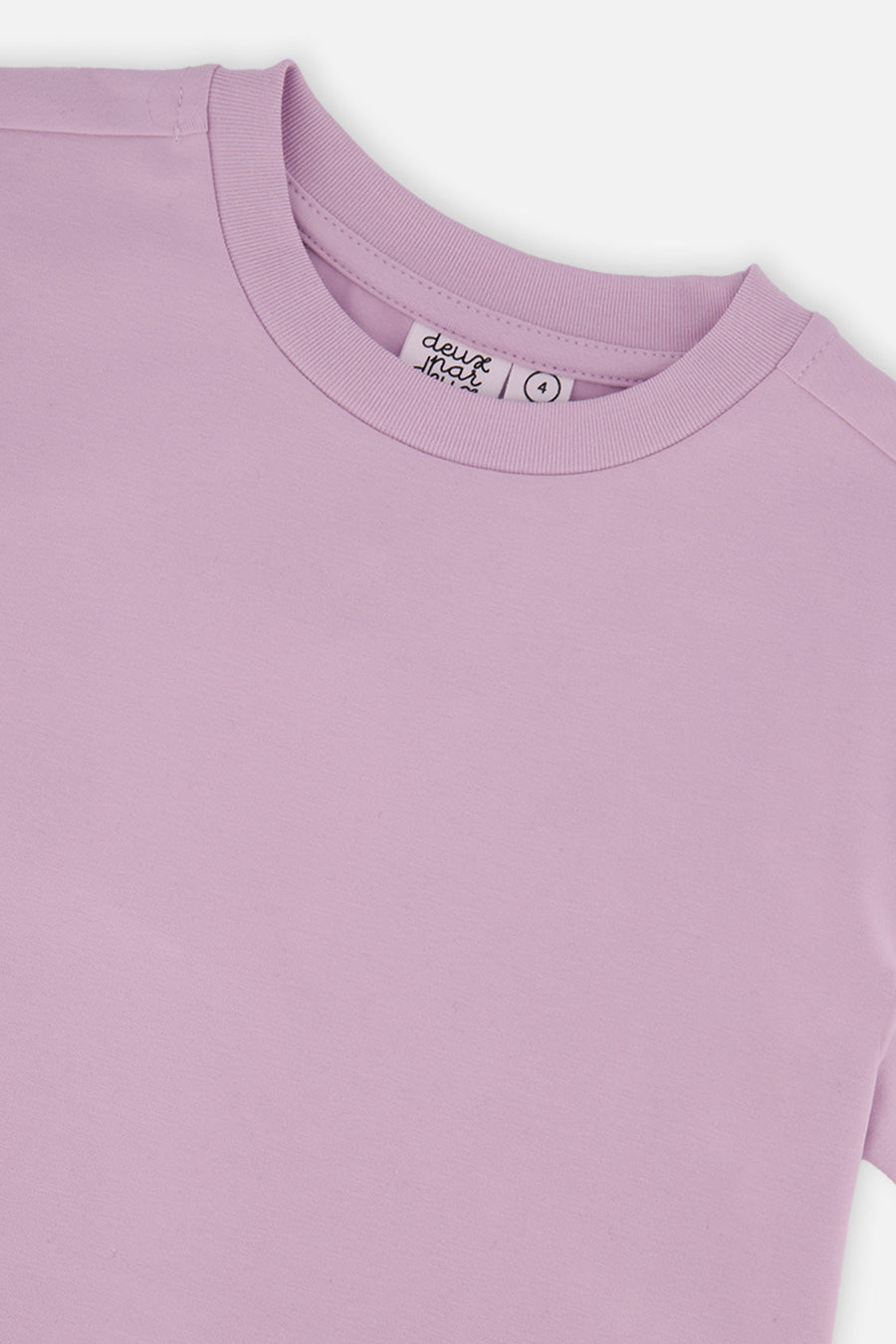 Heavy Jersey Wide Short Sleeve T-Shirt Mauve - J20YG73_05600