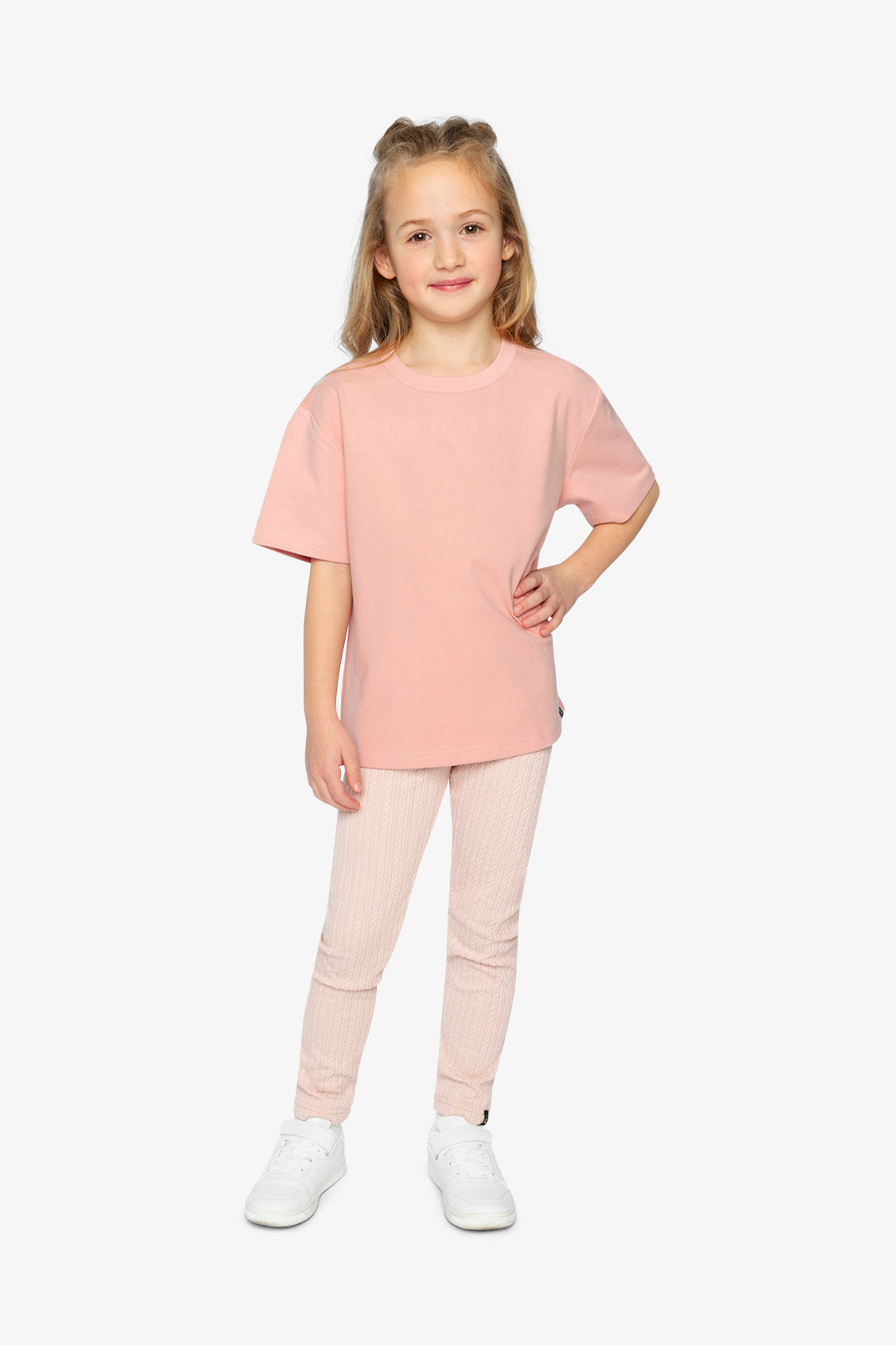 Heavy Jersey Wide Short Sleeve T-Shirt Pink - J20YG73_06780