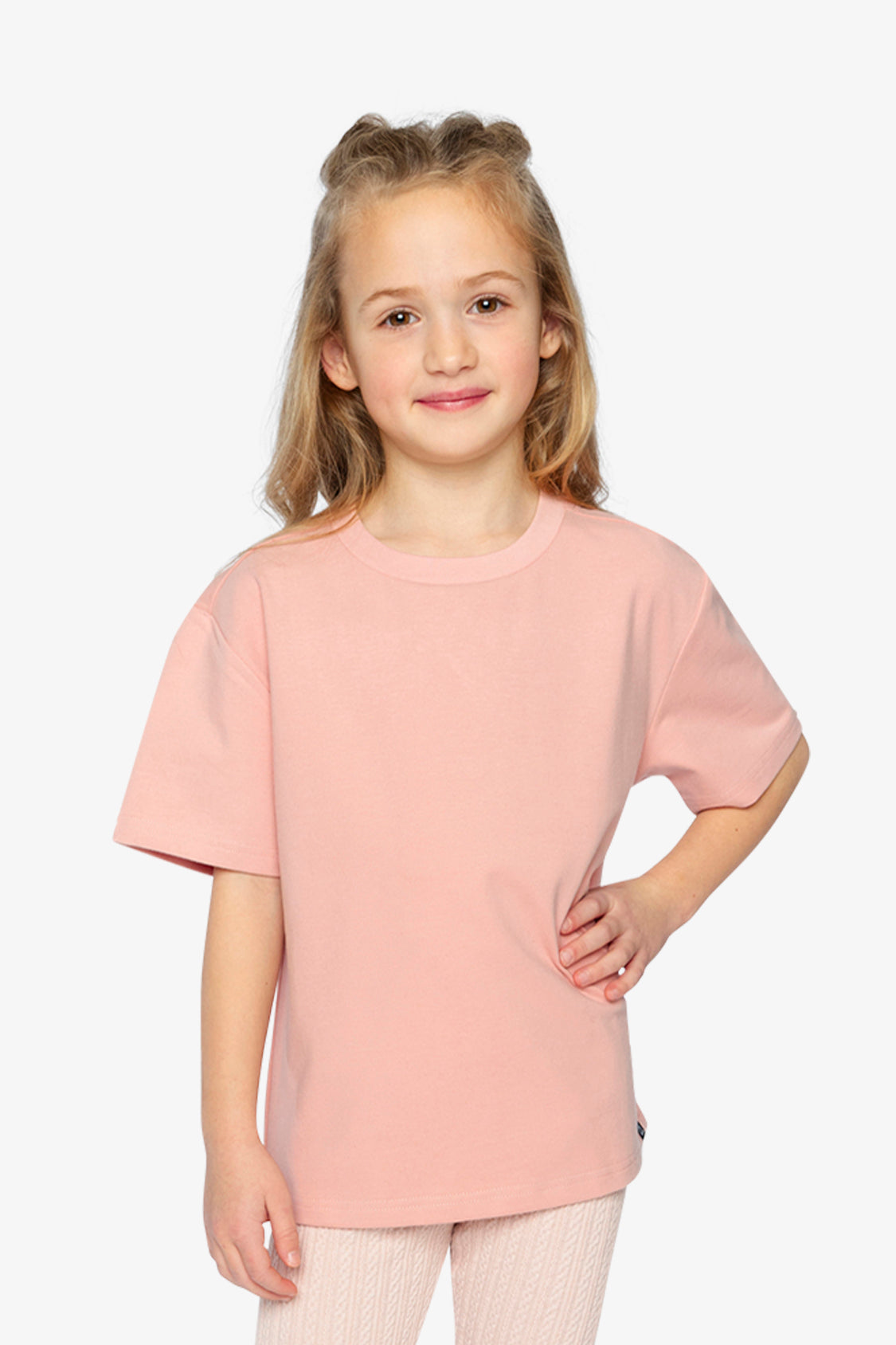 Heavy Jersey Wide Short Sleeve T-Shirt Pink - J20YG73_06780