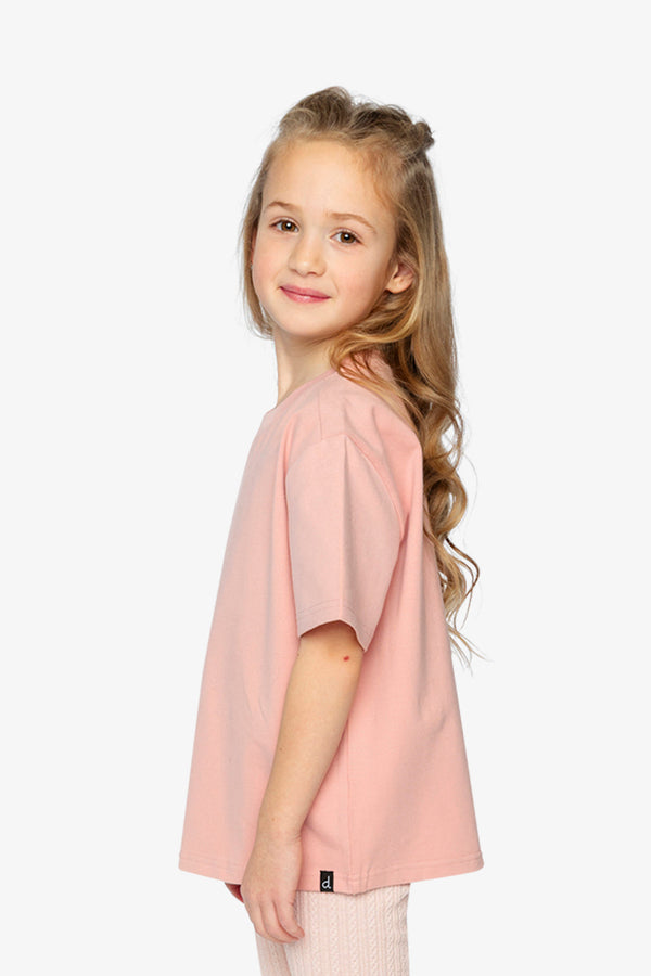 Heavy Jersey Wide Short Sleeve T-Shirt Pink - J20YG73_06780