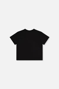 Heavy Jersey Wide Short Sleeve T-Shirt Black - J20YG73_09990
