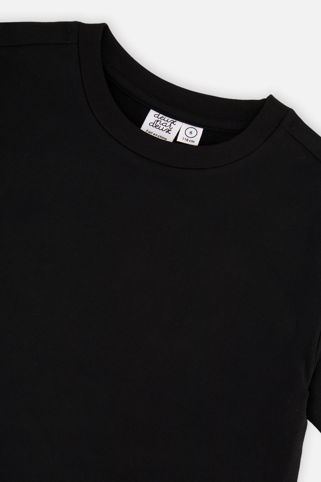 Heavy Jersey Wide Short Sleeve T-Shirt Black - J20YG73_09990