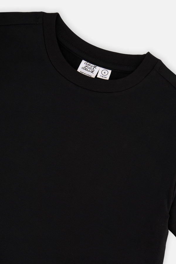 Heavy Jersey Wide Short Sleeve T-Shirt Black - J20YG73_09990